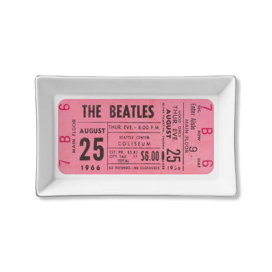Ceramic Tray - Beatles Concert Ticket