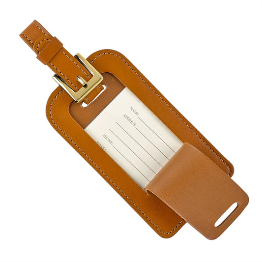 Luggage Tag / British Tan