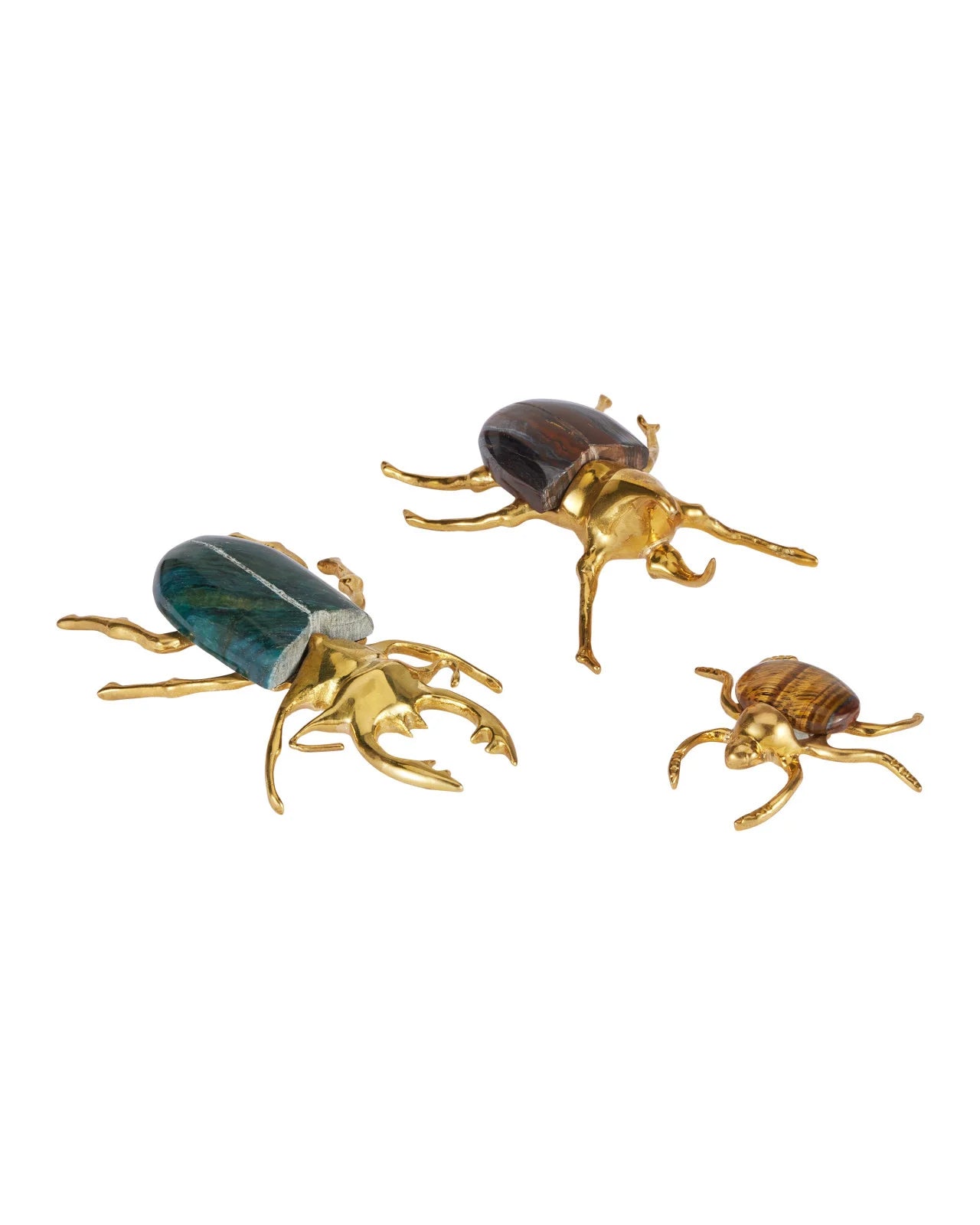 Brass Beetles, Set of 3