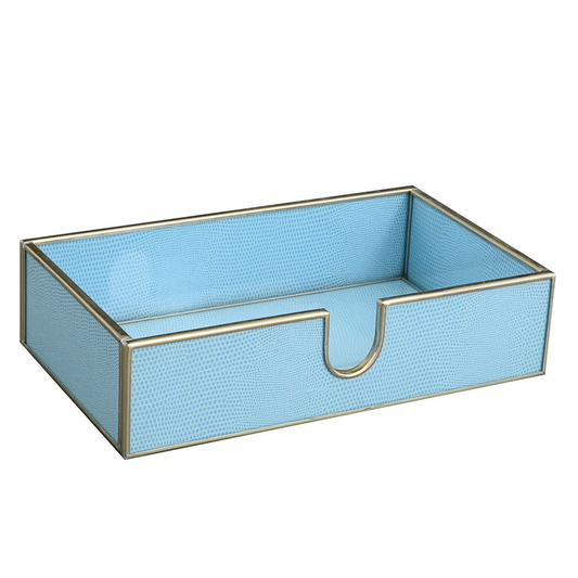Blue Lizard Skin Guest Towel Holder