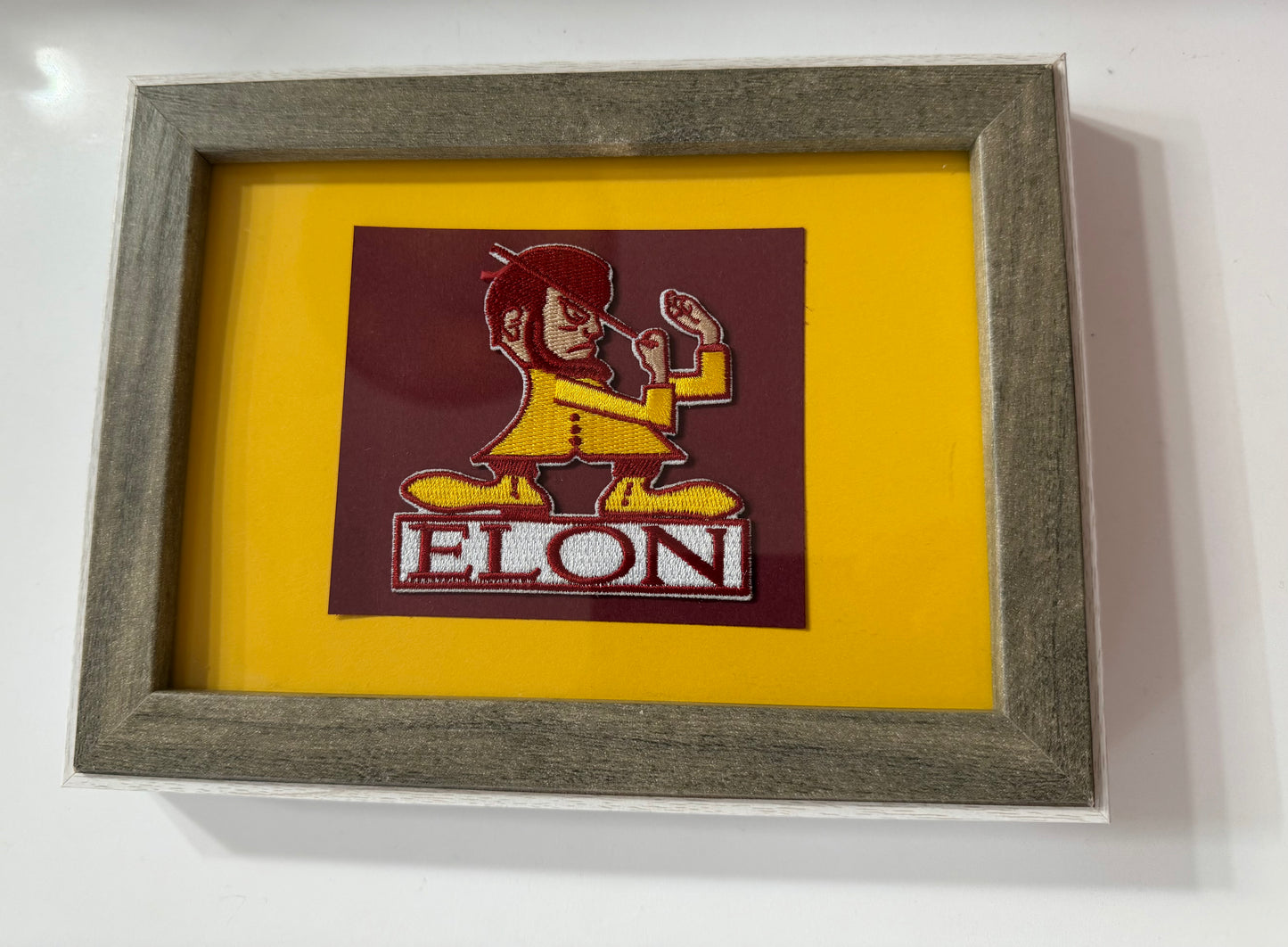 Elon University Framed Patch