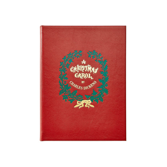 Christmas Carol Leather Book