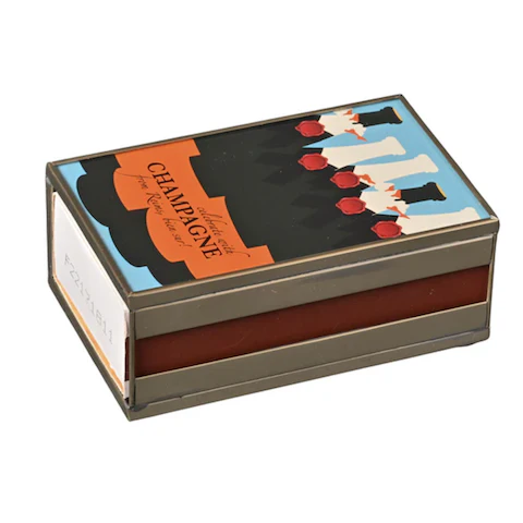 Celebrate Champagne Matchbox Cover
