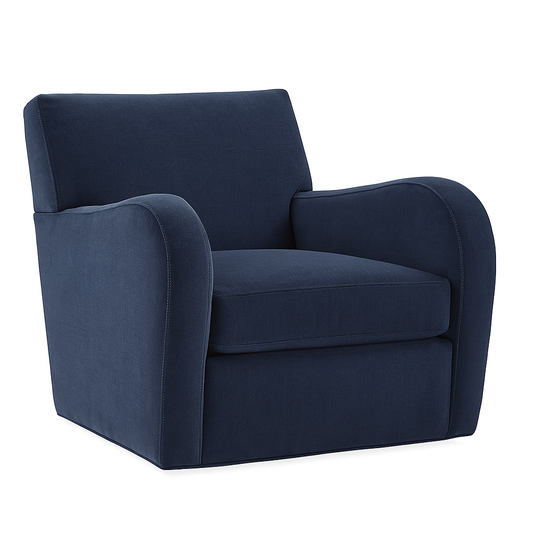 1283-01 Swivel Chair, Danner Denim