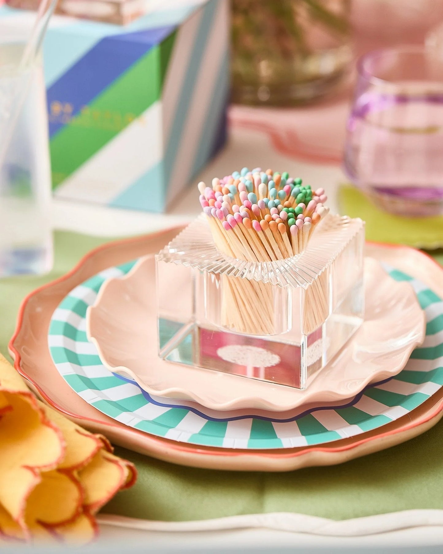 Square Match Striker - Confetti