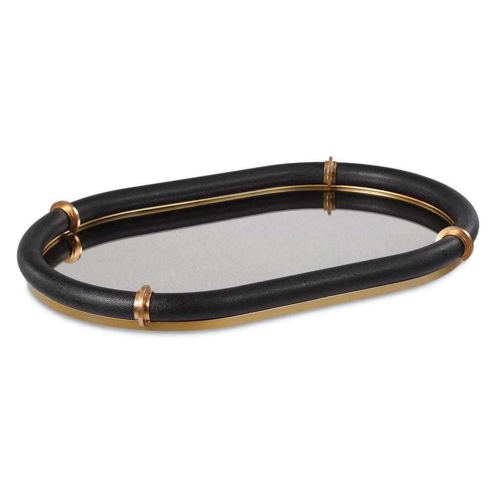 Cyprus Oval Tray / Black