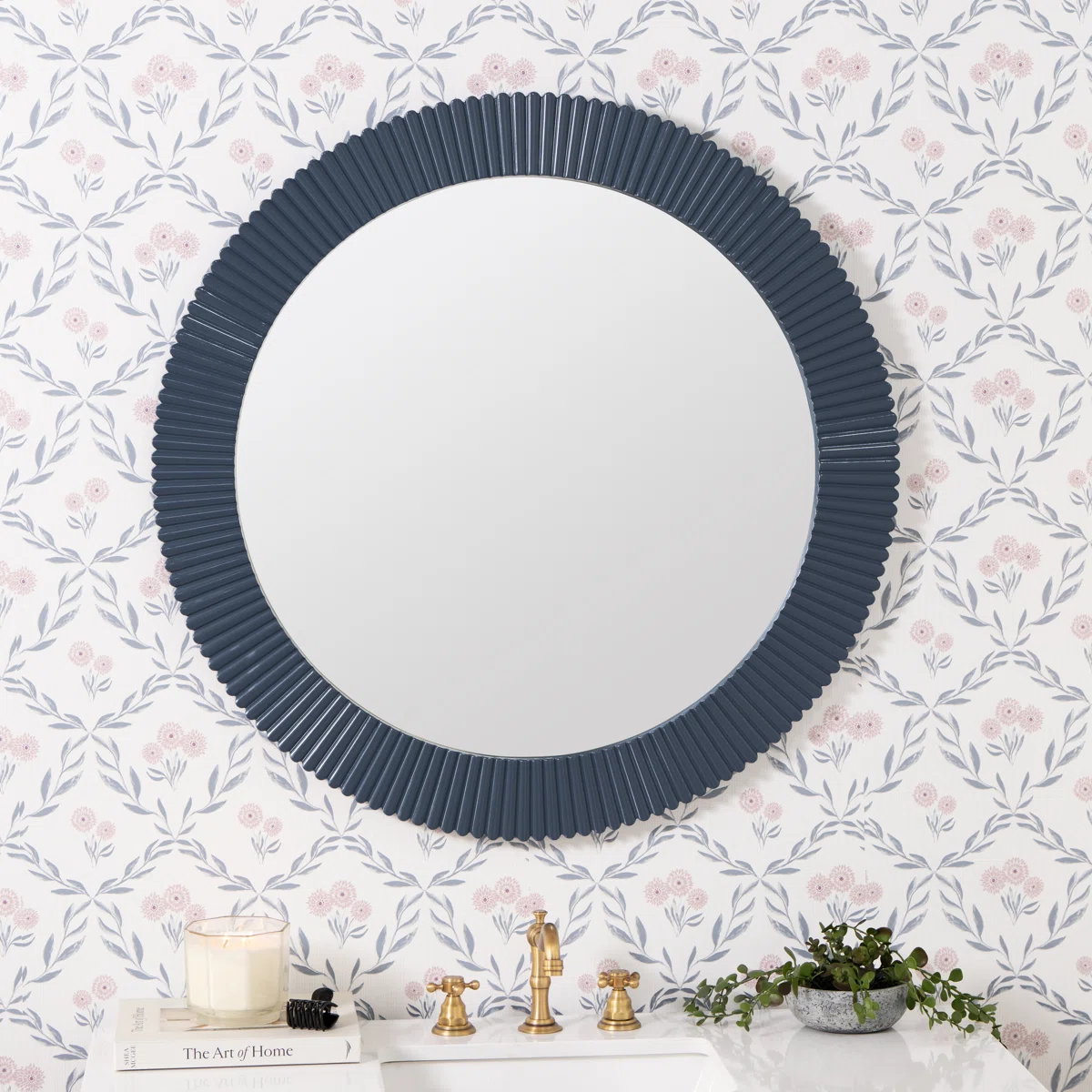 Josia Denim Wall Mirror
