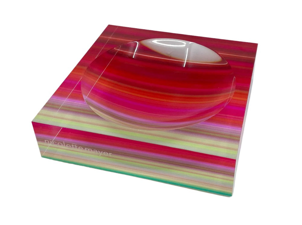 Gradiant Red Acrylic Candy Dish
