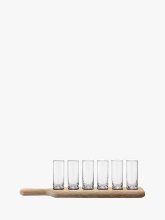 Paddle Shot Set Clear & Oak Paddle