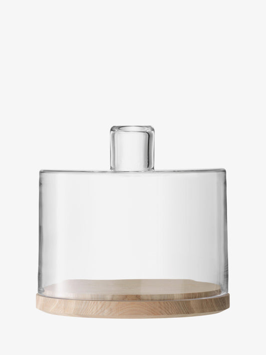 Lotta Cheese/Pastries Dome & Ash Base 9.75 in