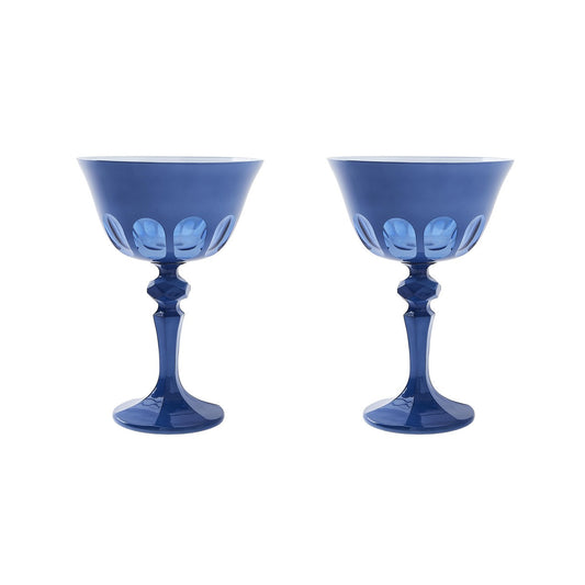 Rialto Glass Coupe/Duchess Set of 2