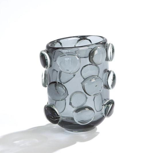 Rondelle Vase-Gray, Small