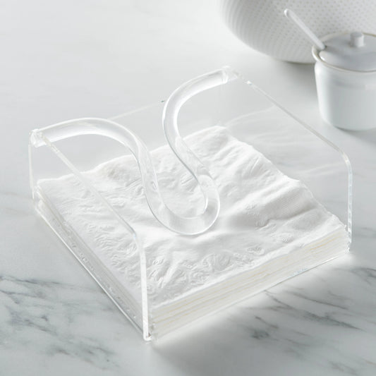 Lucite Bow Cocktail Holder