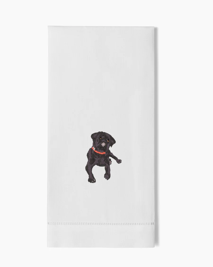 Black Lab Hand Towel - Thumbnail 5