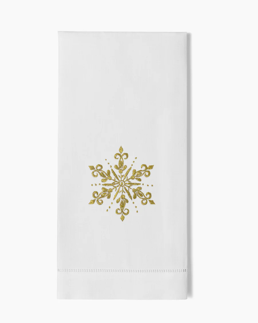 Snowflake Gold Hand Towel