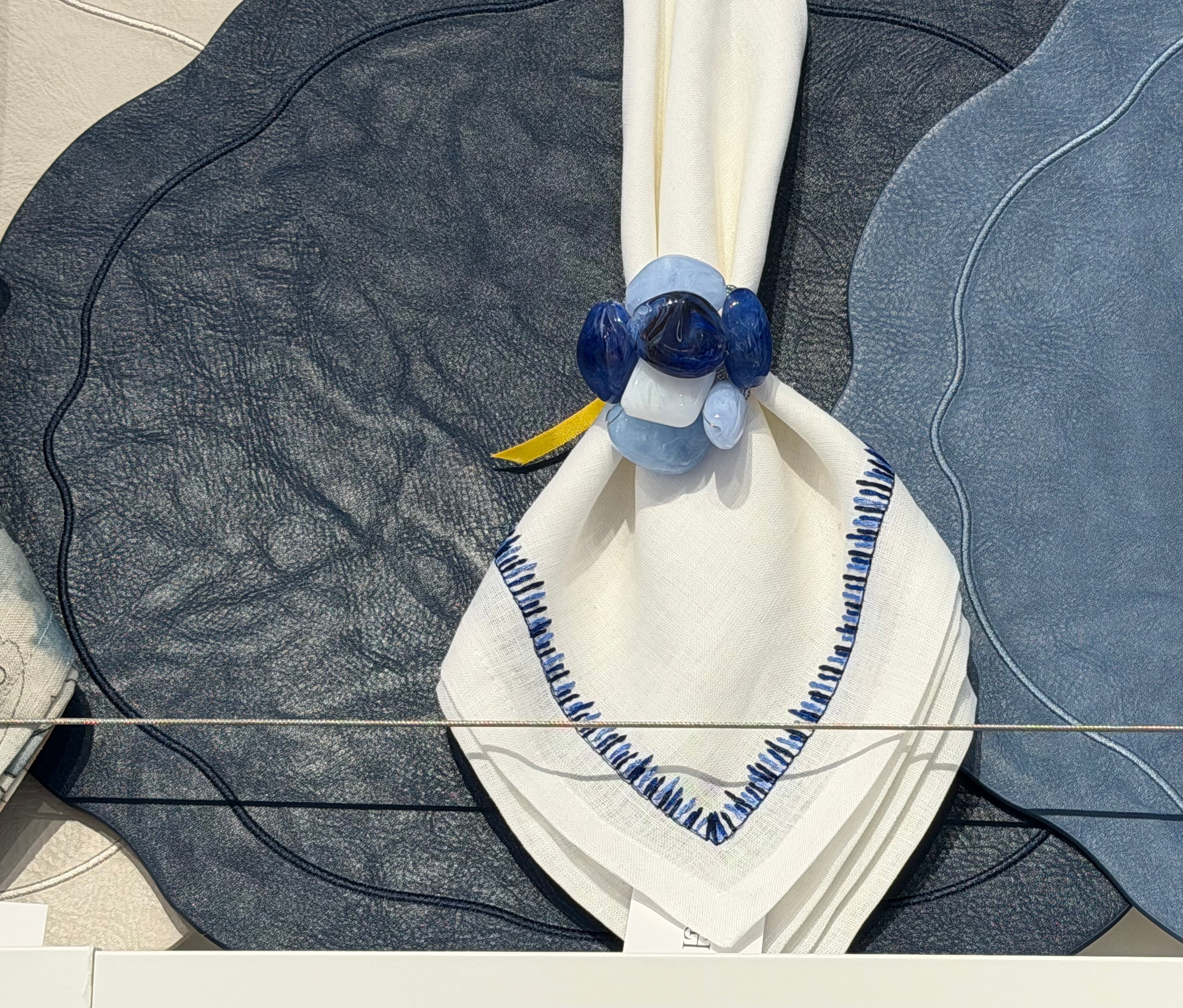 Tailored Navy Placemat