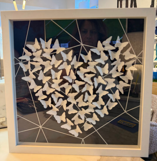 Maggie Joyce Large Butterfly Framed Art