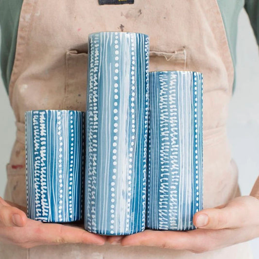 Skinny Vase #5 - Calypso Delft