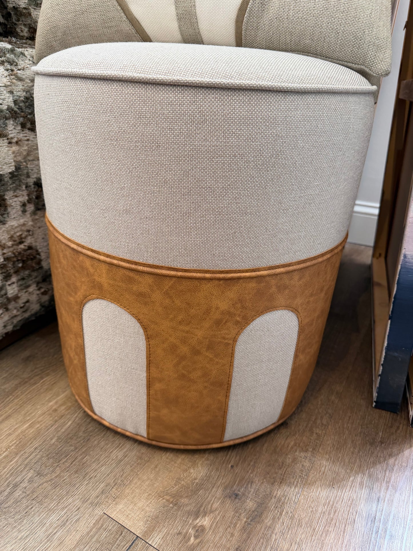 Roma Leather Ottoman