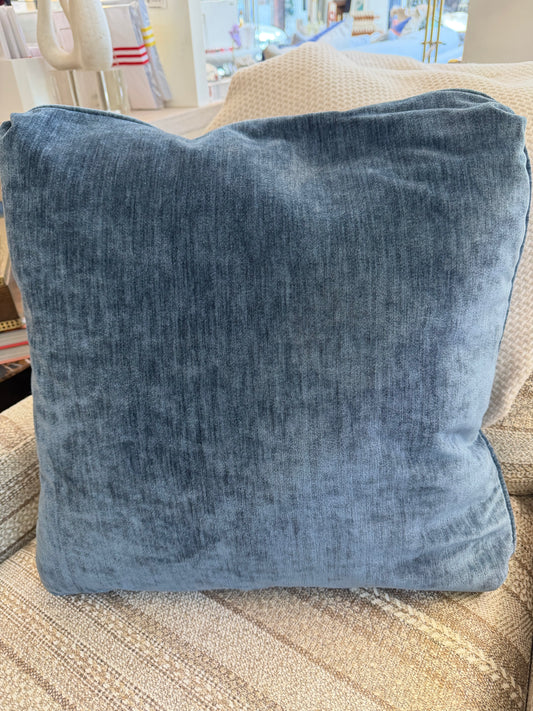 Gatsby Blue Pillow, 22"