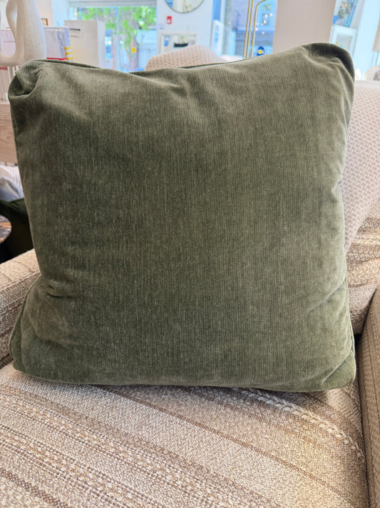 Gatsby Green Pillow, 22"