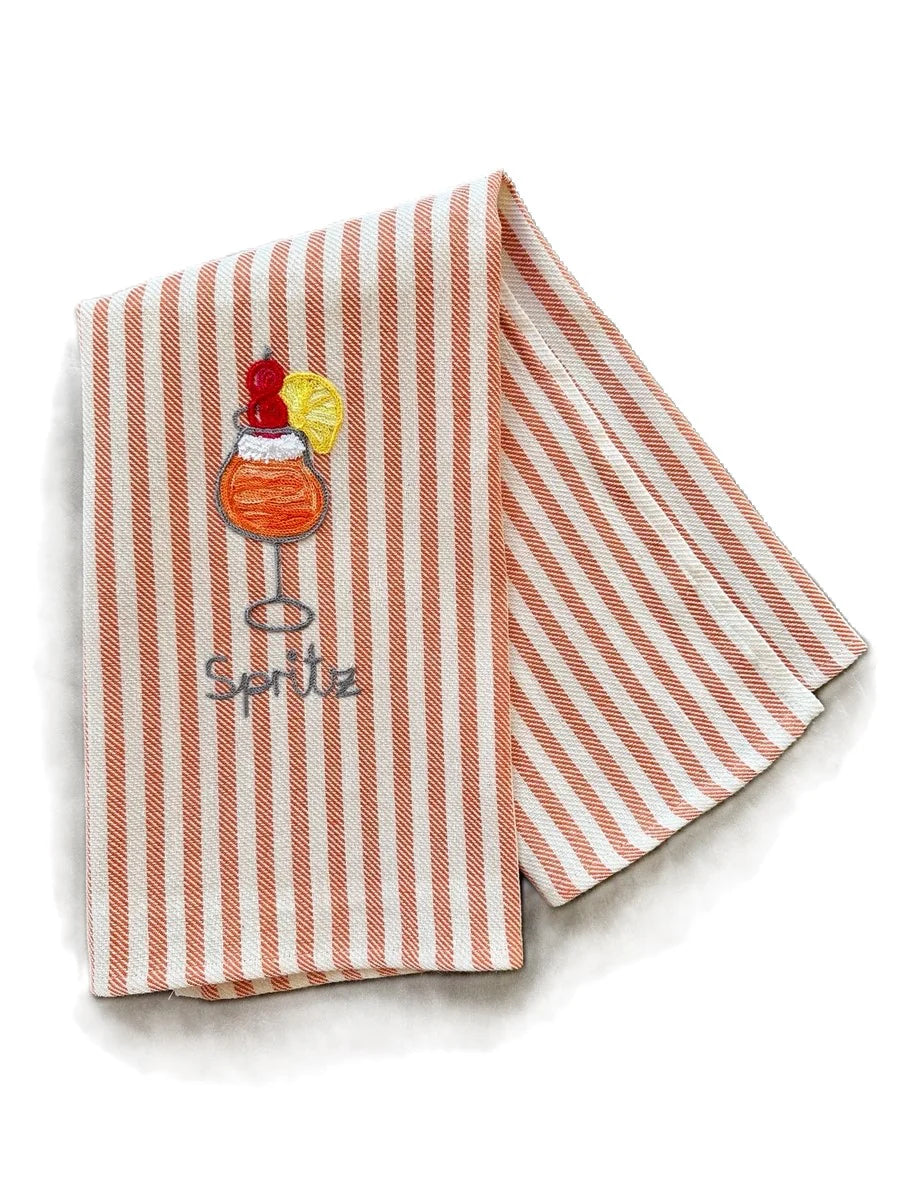 Kitchen Towel Spritz Red Stripe