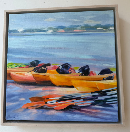 Waiting to Launch Oil on Canvas