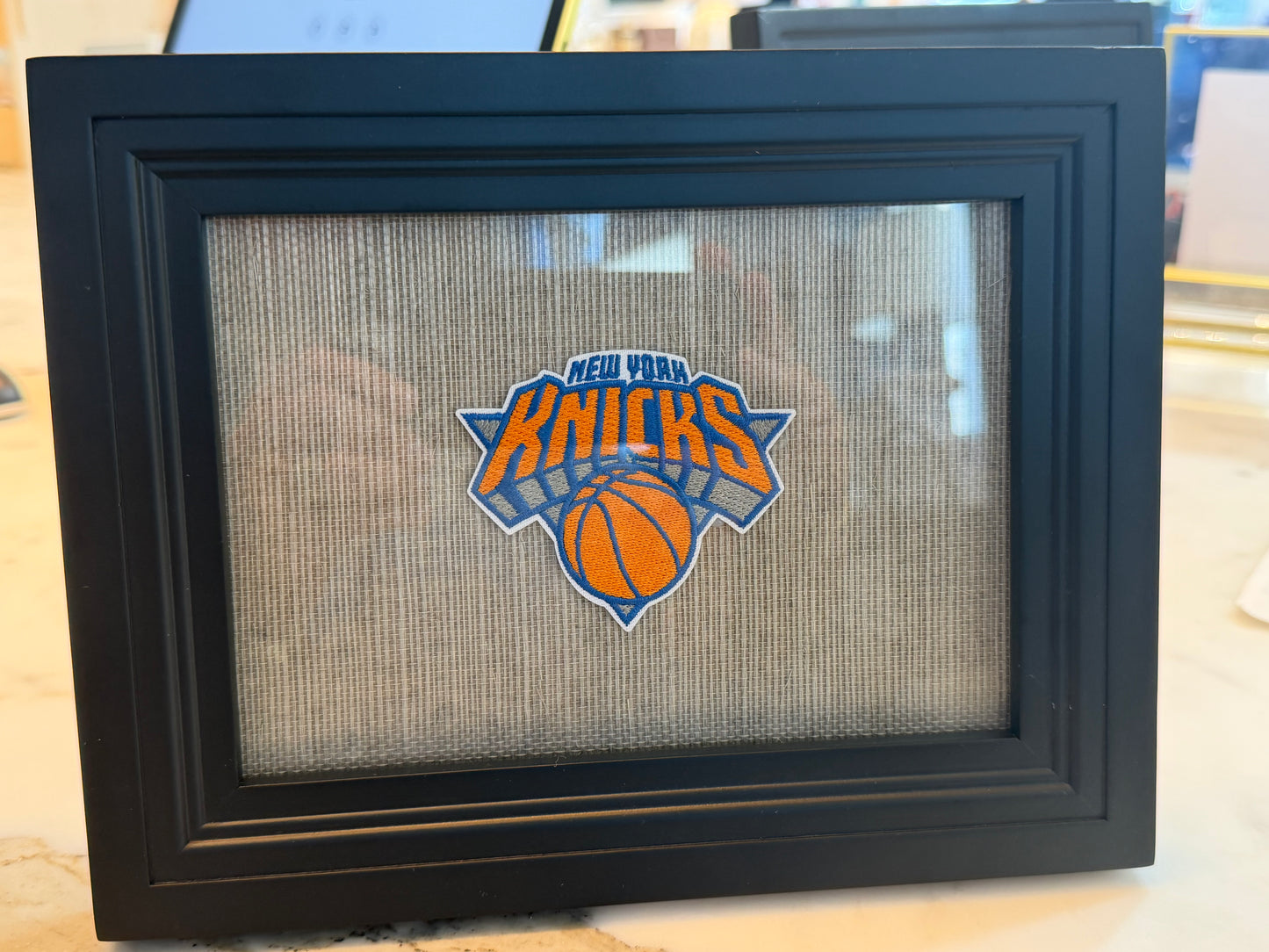 NY Knicks Framed Patch