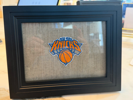 NY Knicks Framed Patch