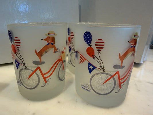 4th of July Bicycle Glasses / Set 4