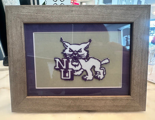 Vintage Northwestern Framed Patch