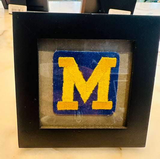 Michigan Framed Vintage Patch Small