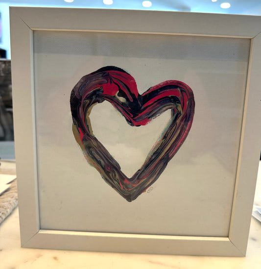 Caroline O'Callaghan Mini Heart Painting