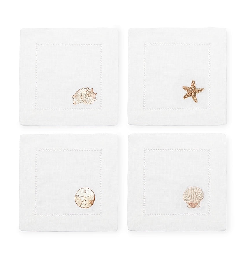 Beachcomber Cocktail Napkins  - S/4