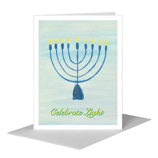 Menorah Greeting Card