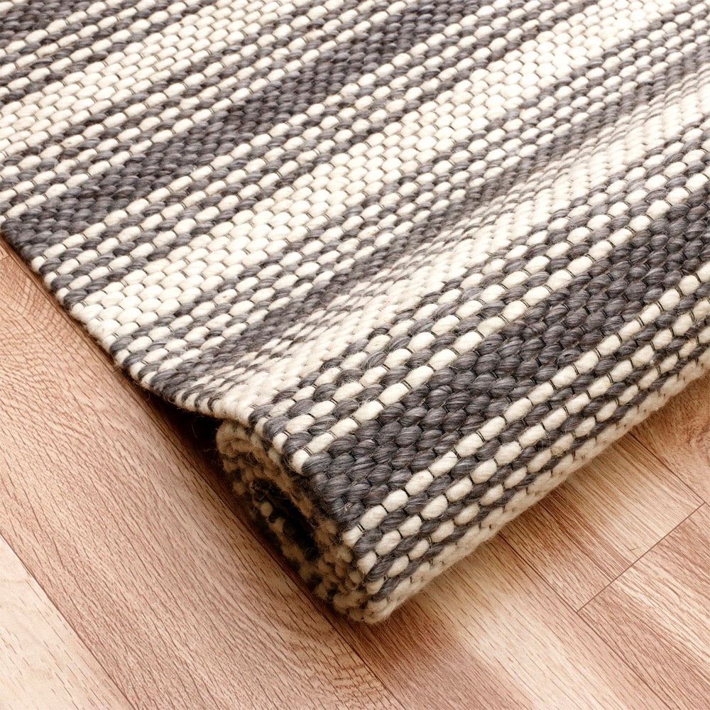 Dark Gray/Ivory Indoor Rug 2' x 3'
