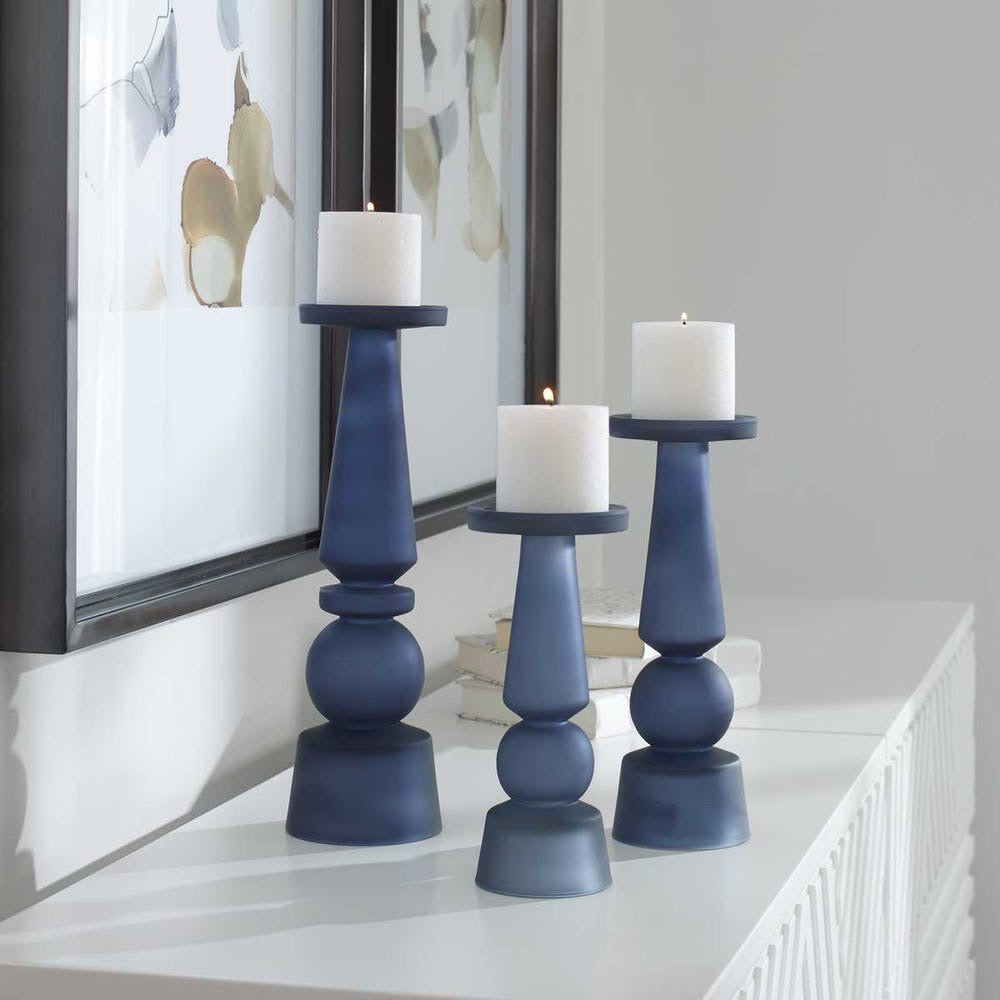 Midnight Horizon Vases, S/2