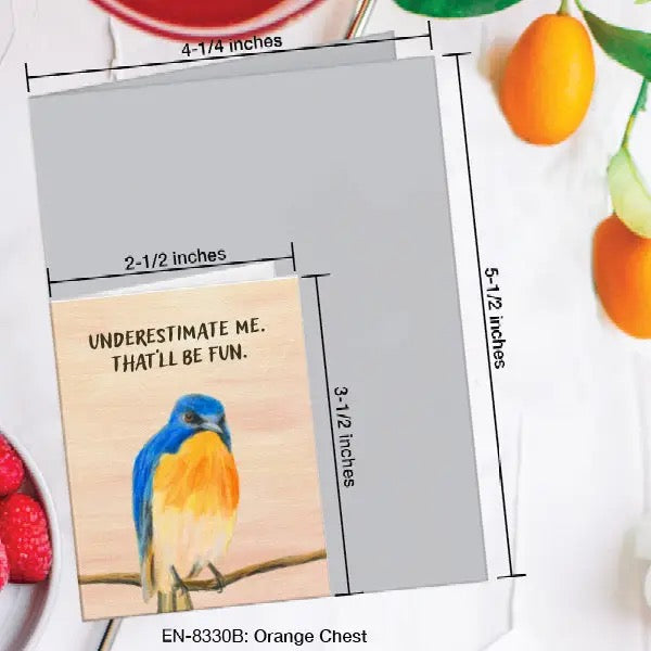 Orange Chest Greeting Card