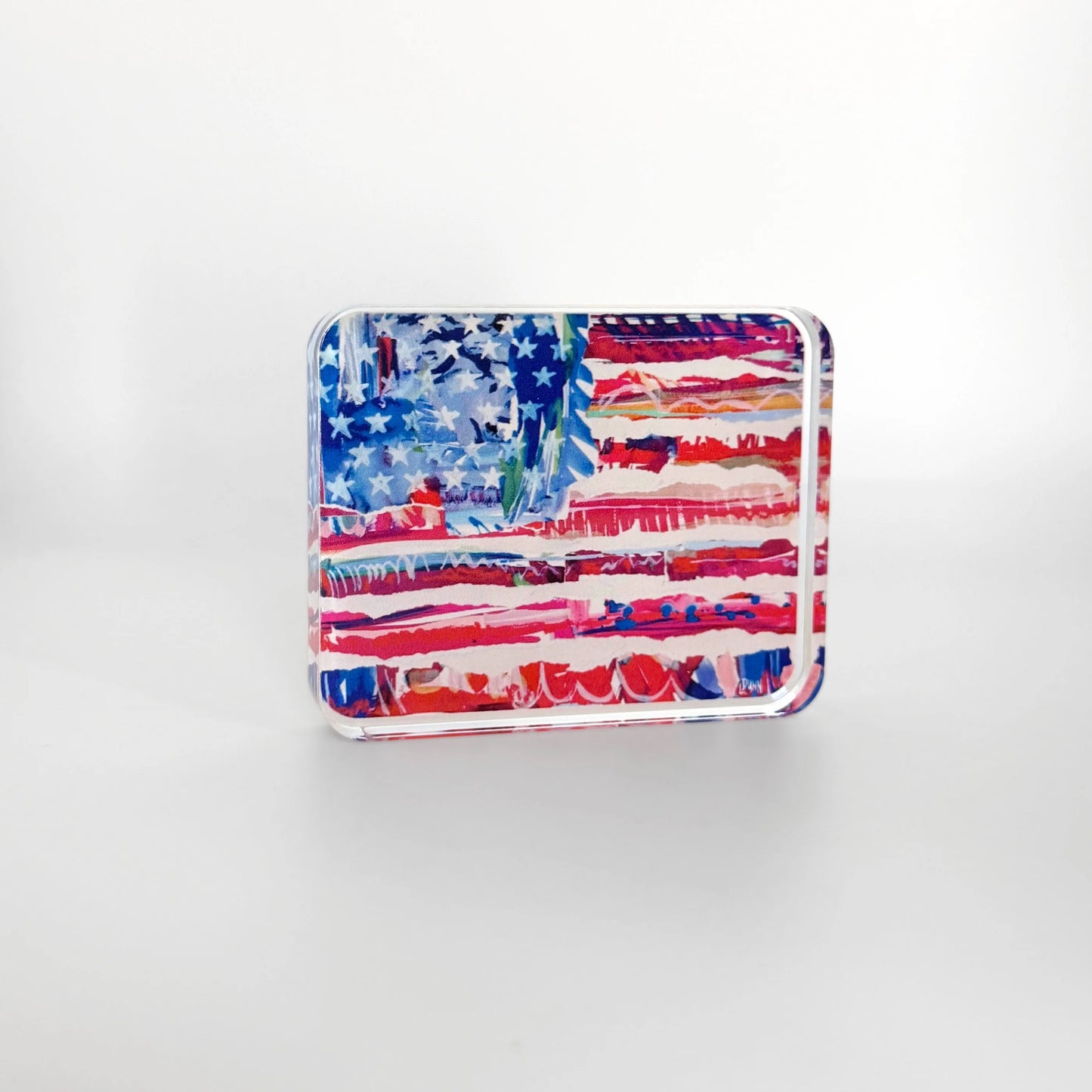 250th Old Glory Acrylic Flag - Bitty