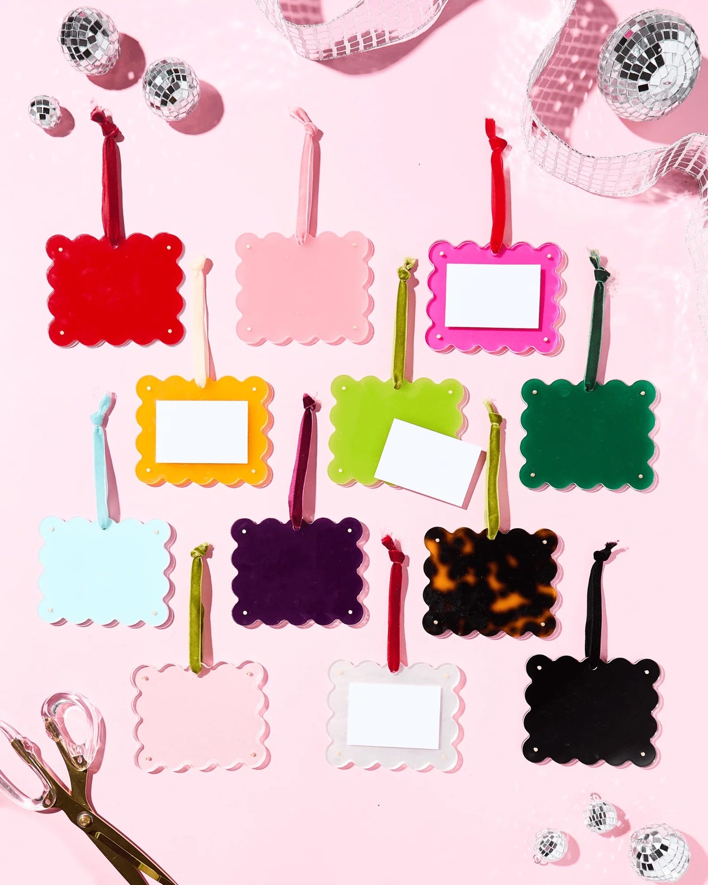 Hot Pink Frame Ornament