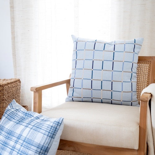 Pillow Cover Blue 24" x 24"