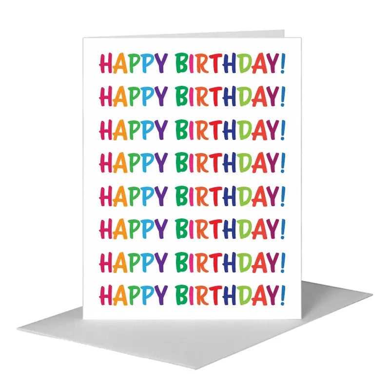 Rainbow Greeting Card