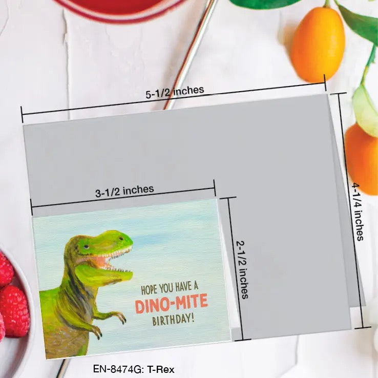 T-Rex Greeting Card