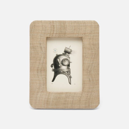 Halle Sand Silken Abaca 4 x 6 Frame