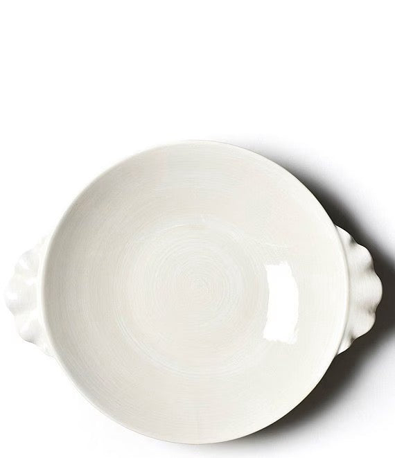 Signature White Ruffle 11 Pasta Bowl