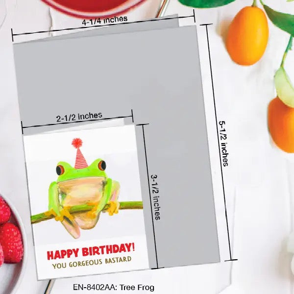 Tree Frog Greeting Card