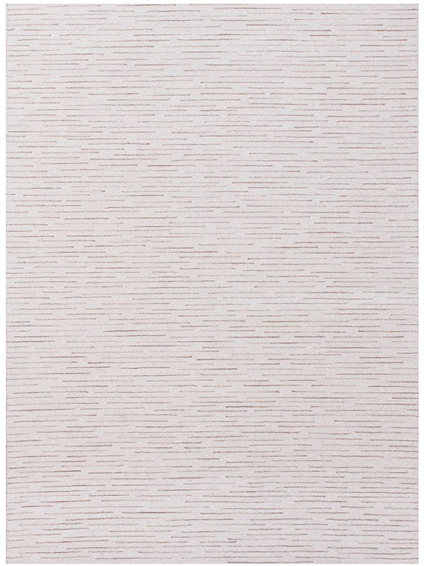 Hand Tufted Wool Loop & Pile Babylon Ivory/Beige 5" x 7'9"