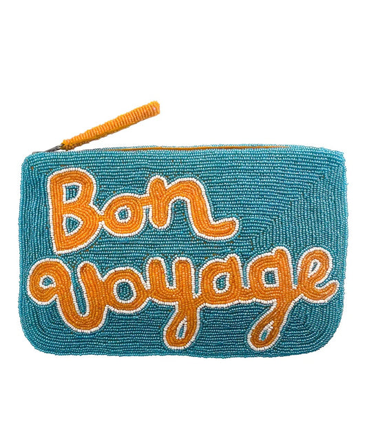 Bon Voyage Ocean Beaded Purse