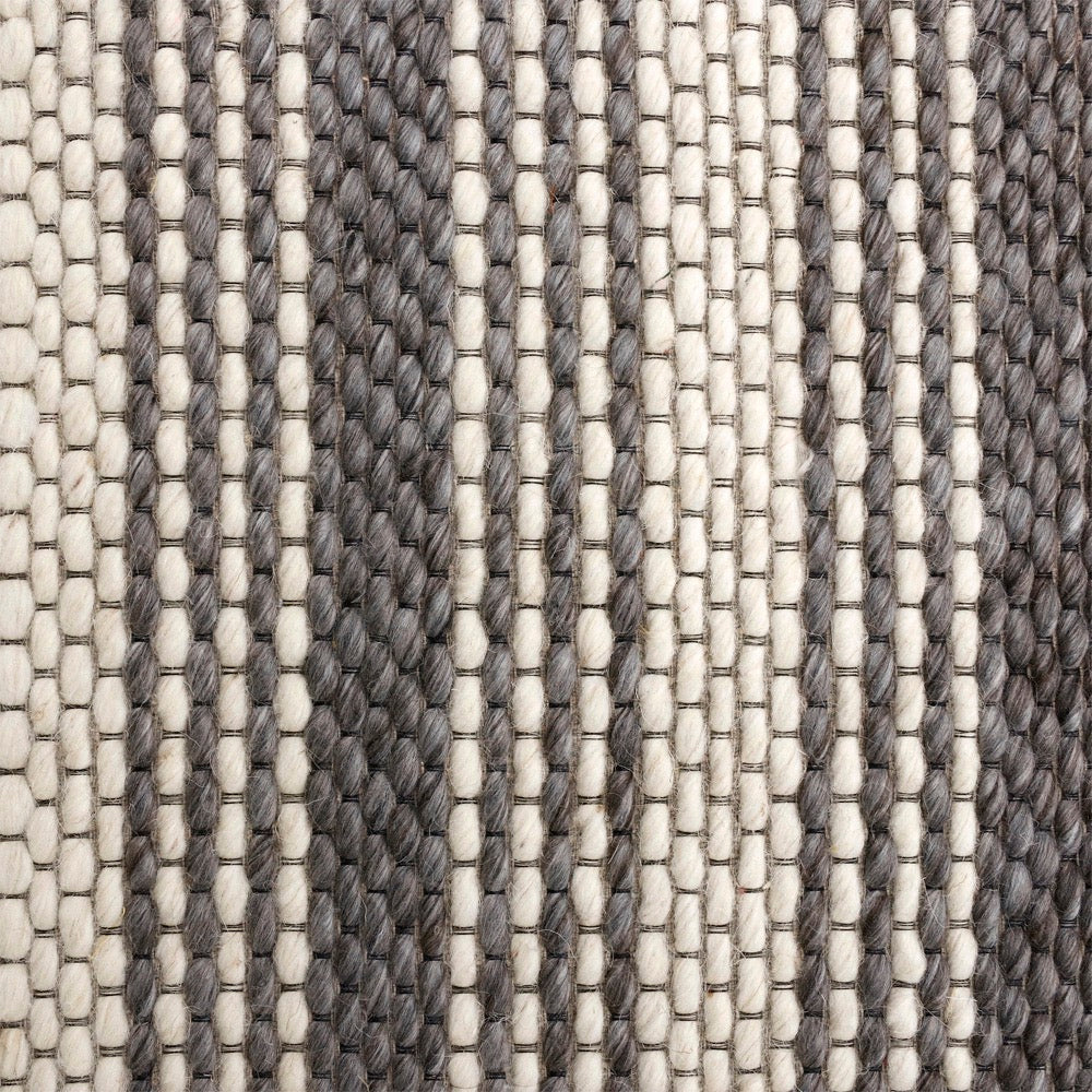 Dark Gray/Ivory Indoor Rug 2' x 3'