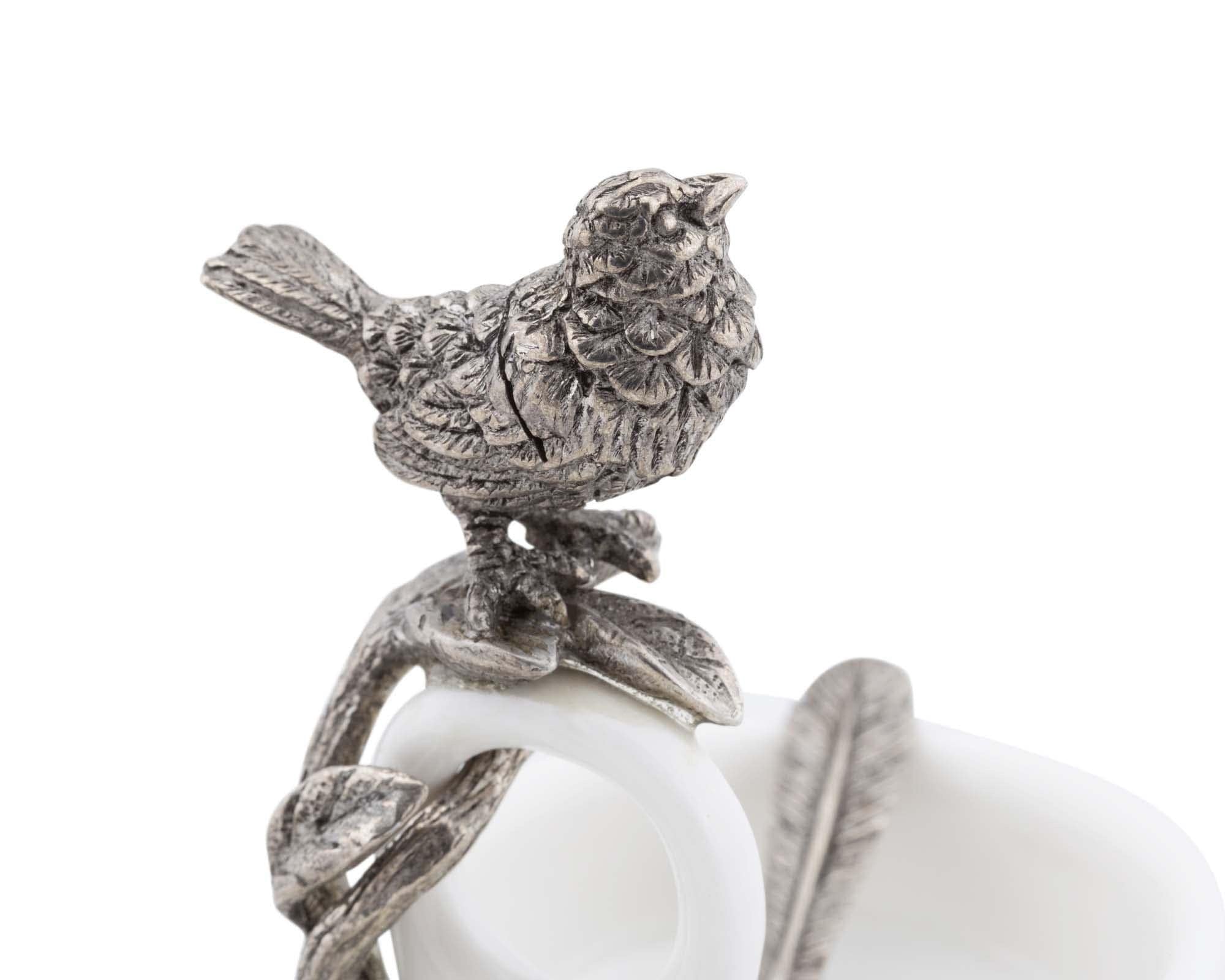 Song Bird Dbl Salt Cellar - Thumbnail 4